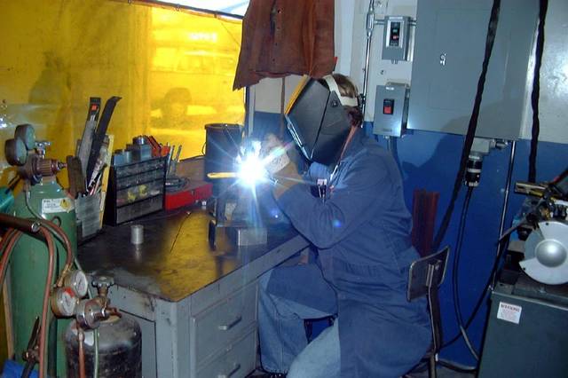 Mike welding 3